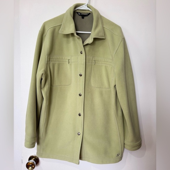 🎉4/30$🎉 Lady Hathaway Soft Green Overshirt - Size Large - Picture 1 of 6